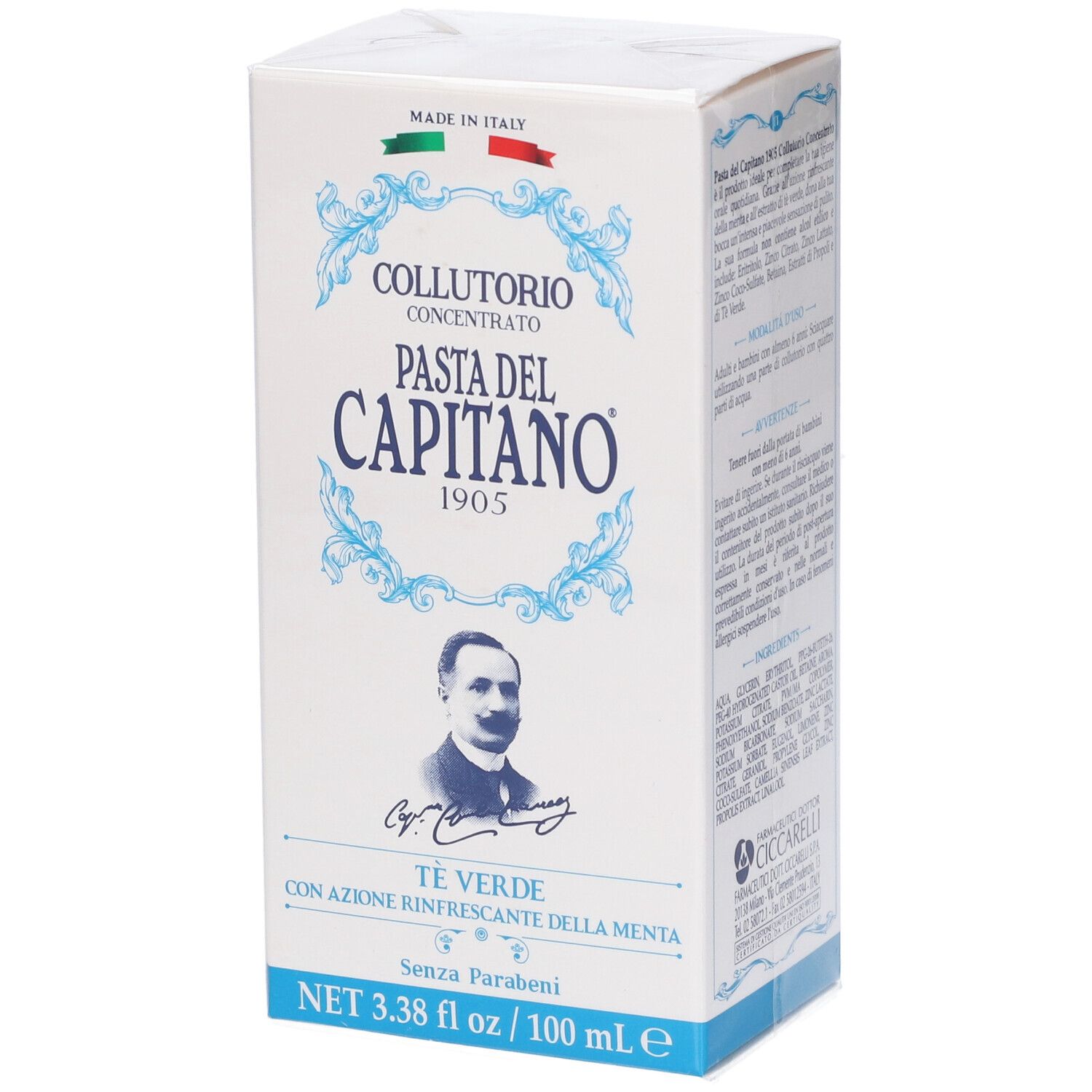 Pasta Del Capitano 1905 Collutorio Concentrato Te´ Verde 100 ml — confronto prezzi