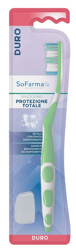 Sofarmapiu' Spazzolino Total Protection Setole Dure 1 pz da denti