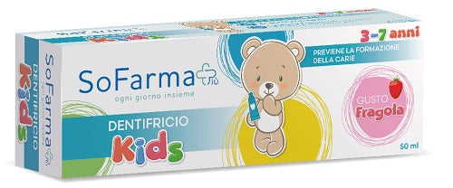 Dentifricio per Bambini Fragola | Sofarmapiù Kids | 50ml