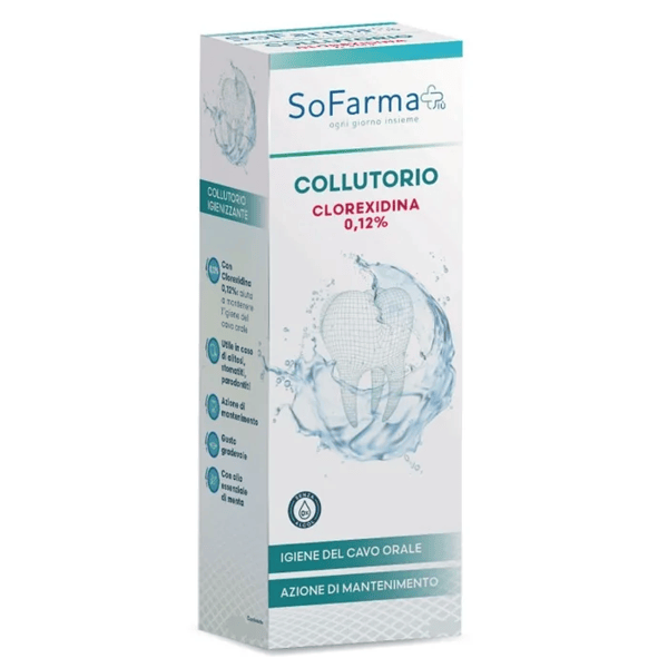 Sofarmapiù Collutorio Clorex 0,12% Collutorio Igienizzante 200 ml