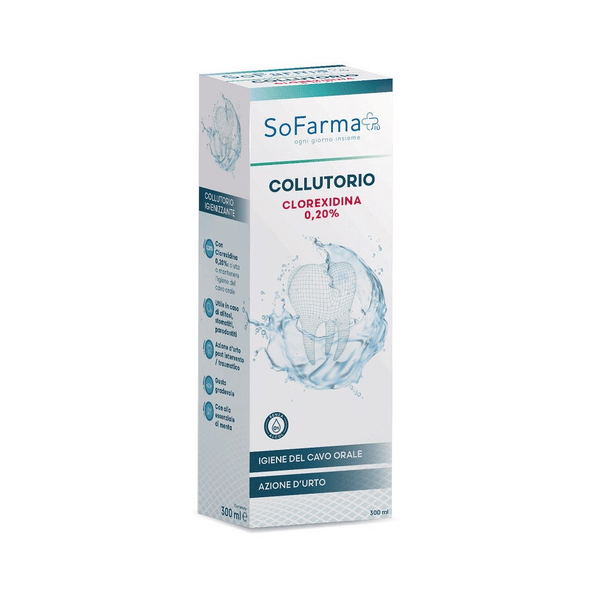 Sofarmapiù Collutorio Clorexidina 0,20% 200 ml