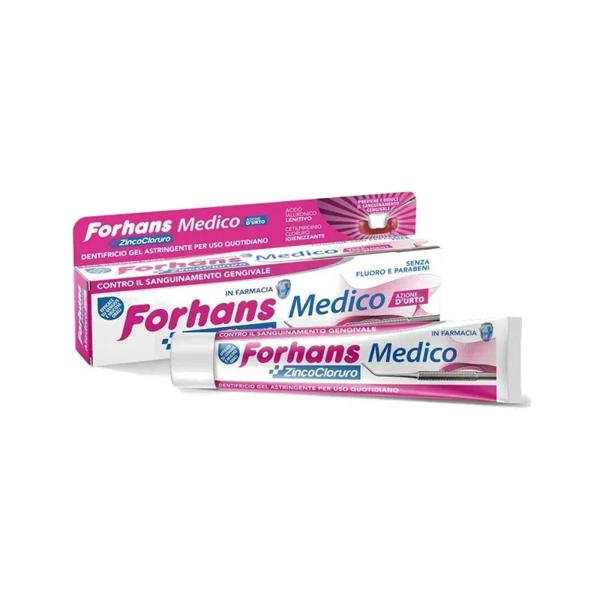Forhans Dentifricio Medico 75ml per placca e prevenzione carie, aiuta a proteggere le gengive