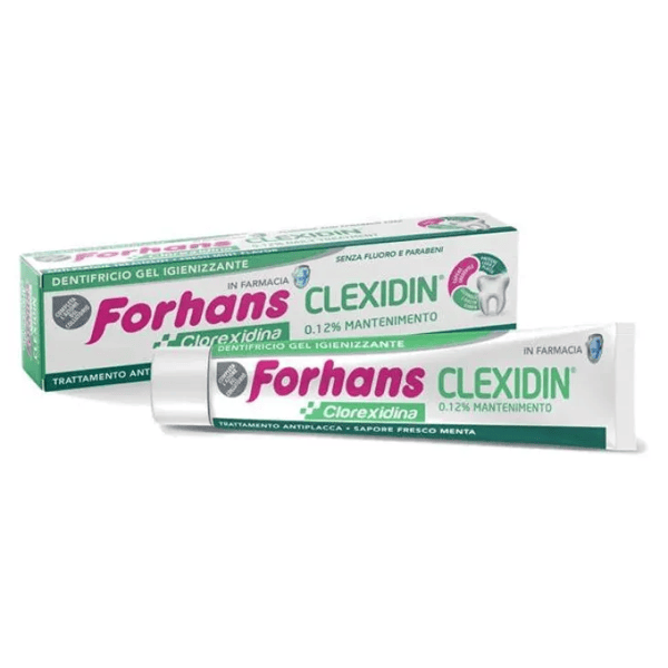 Forhans Dentifricio Clexidin 75ml per gengive irritate e pulizia profonda della bocca