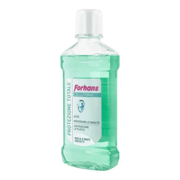 Forhans Protezione Totale Collutorio 500ml per placca e protezione quotidiana di denti e gengive