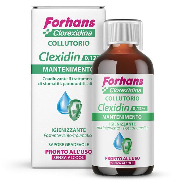Forhans Clexidin 0,12% Collutorio Senza Alcol 200 ml