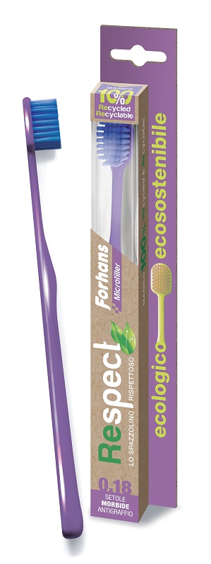 Forhans Respect Spazzolino Ecologico 0,18 Setole Morbide 1 St