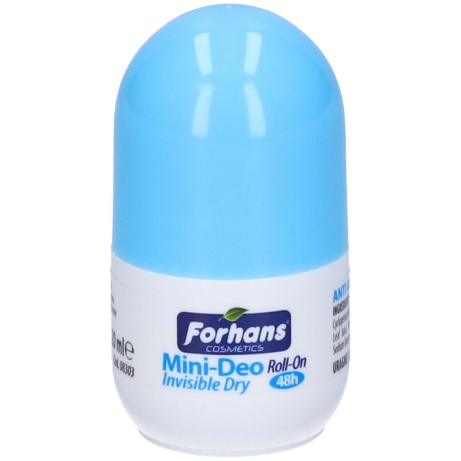 Forhans Mini Deo | Roll-On Invisible Dry Senza Alcool | 20 ml