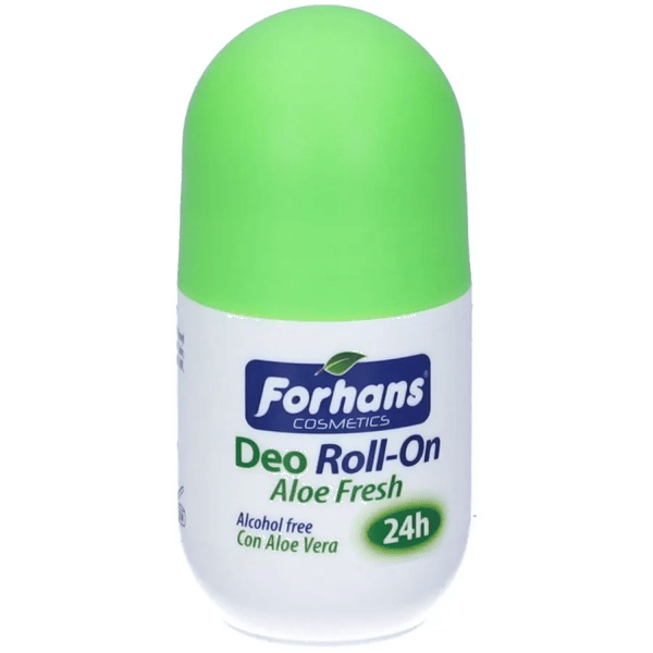 Forhans Cosmetics Roll-On Aloe Fresh 50 ml per controllare sudore e odori con sensazione fresca