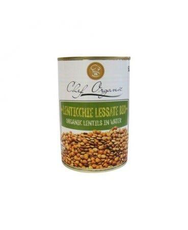 Chef Organic Lenticchie Lessate Lattina 400 g