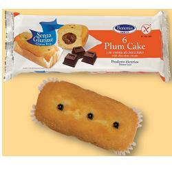 Bononia Senza Glutine Plumcake Con Crema Al Cioccolato 6x45 g