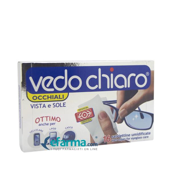 Vedo Chiaro Salviettine Per La Pulizia Degli Occhiali 16 Pezzi