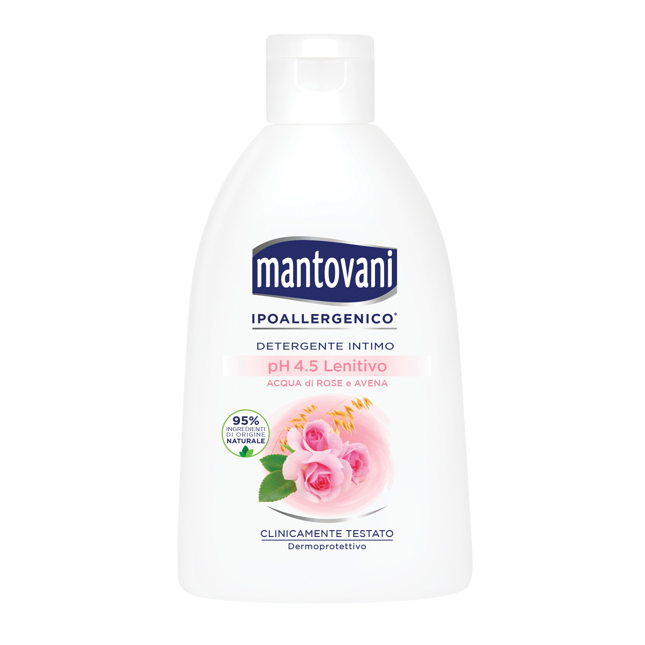Mantovani Igiene Intima Ph 4.5 Lenitiva Acqua Di Rose E Avena 200 ml — confronto prezzi