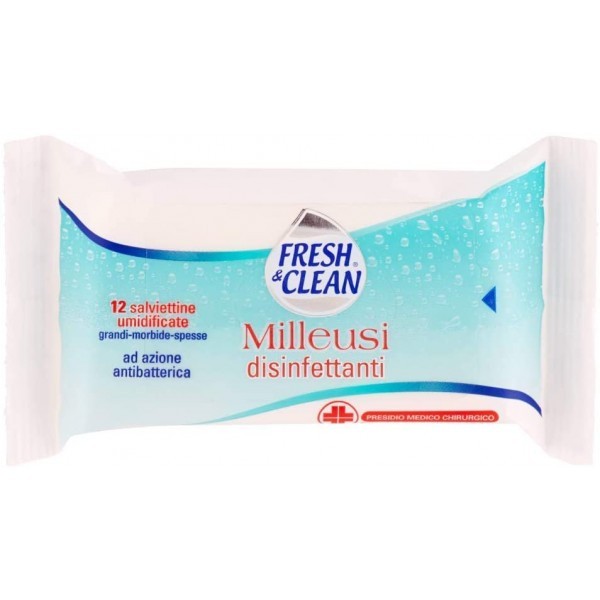 Fresh&amp;clean milleusi disinfettanti 12 pezzi