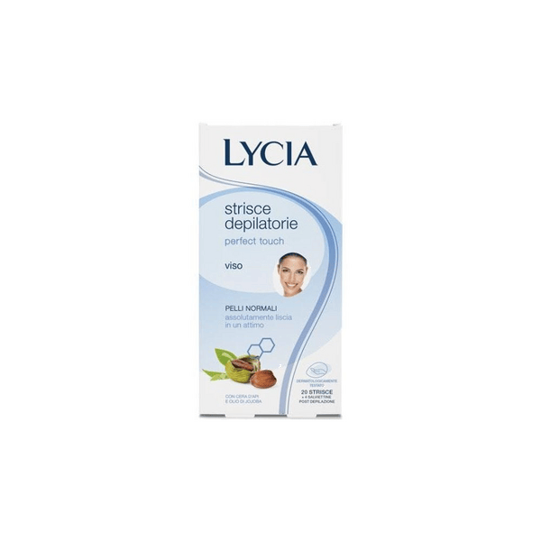 Lycia Perfect Touch Strisce Depilatorie Viso Pelle Normale 20 Strisce