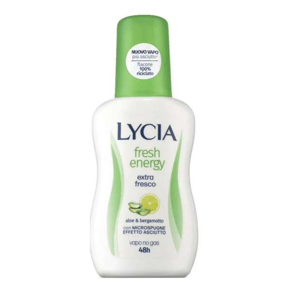 Lycia Vapo Fresh Energy 75 ml Deodorante 48h Protezione Extra Fresca 0% Alcool