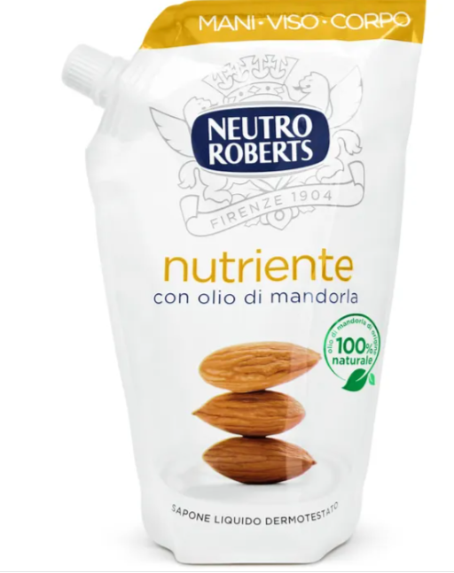 Neutro Roberts Sapone Liquido Ecopouch Nutriente 400 ml