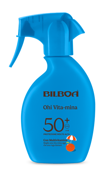 Bilboa Burrocacao Spray Trigger Solare SPF50+ 250ml