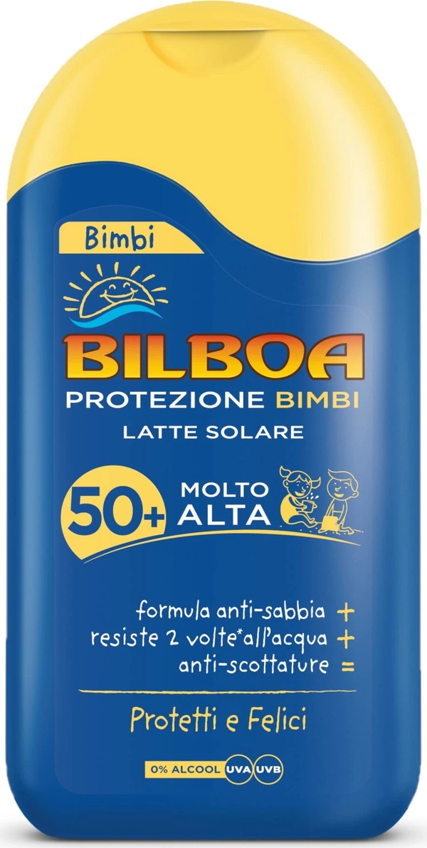 Bilboa Spf 50+ Latte Solare Bambini Protezione Molto Alta 200ml