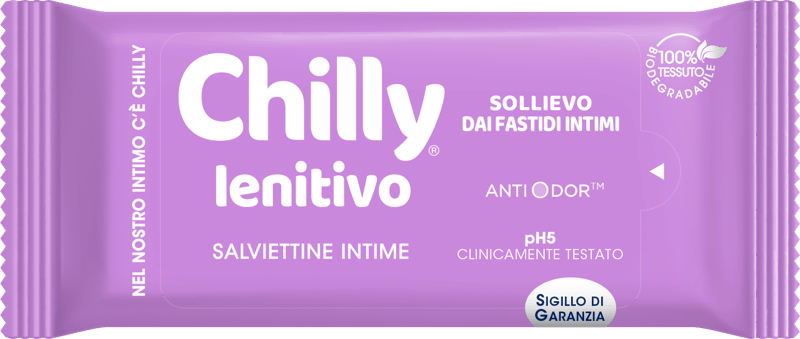 Chilly Lenitivo Salviette Intime Lenitive 12 Salviette