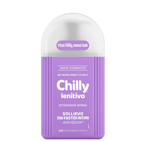 Chilly Lenitivo Detergente Intimo per Sollievo da Fastidi Intimi pH 5 300 ml