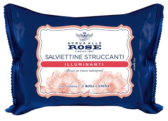 Acqua Alle Rose Salviettine Struccanti Illuminanti 20 Pezzi