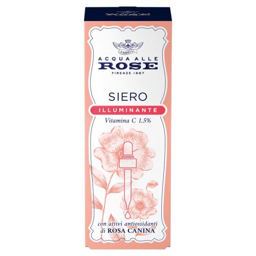 Acqua alle Rose Siero Illuminante Trattamento Viso per Pelle Radiosa 30 ml