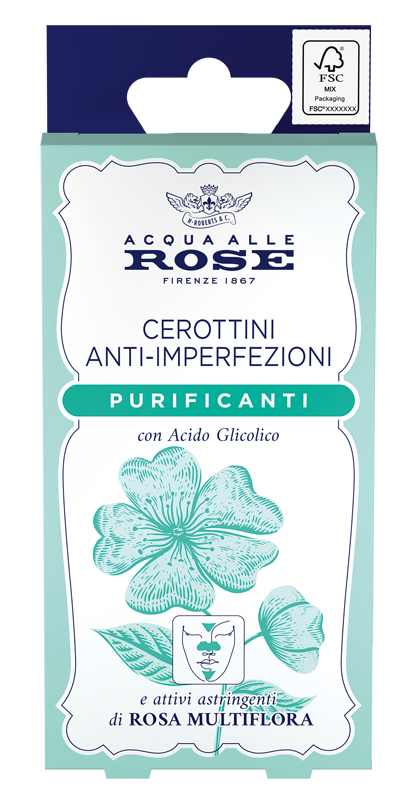 Acqua alle rose strips purificanti 8 pezzi
