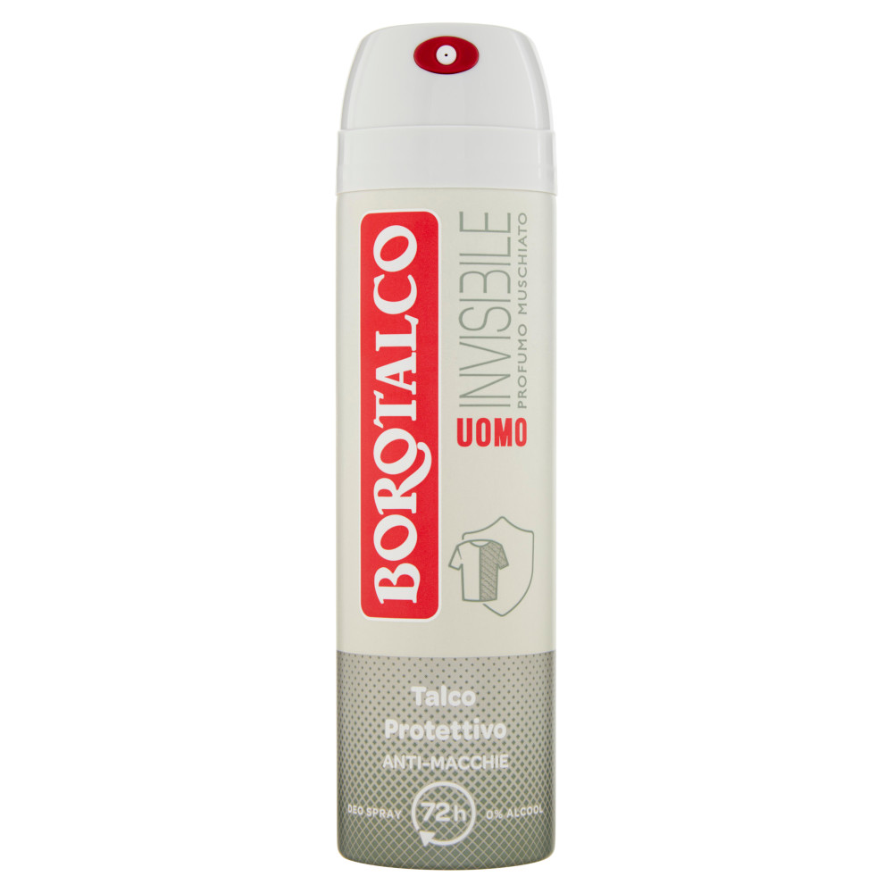 BOROTALCO - Invisibile uomo - deodorante senza alcol 150 ml