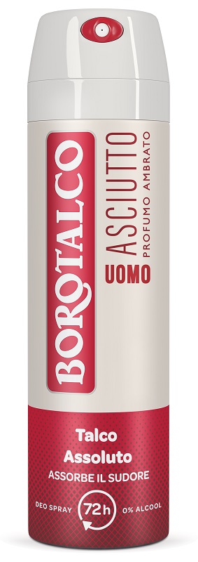 Borotalco Uomo Deodorante Asciutto Ambrato Spray (150ML) 150 ml
