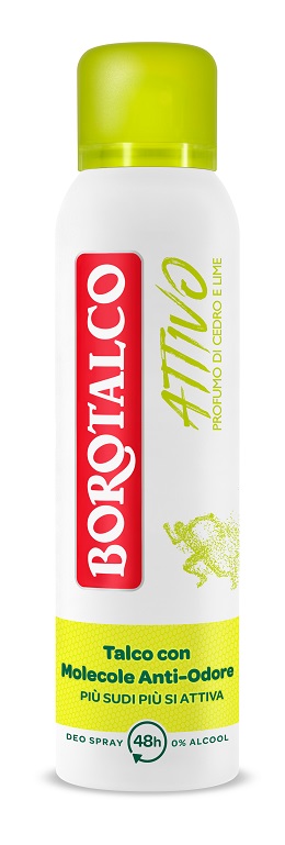 Borotalco Deodorante Attivo Giallo Spray (150ML) 150 ml