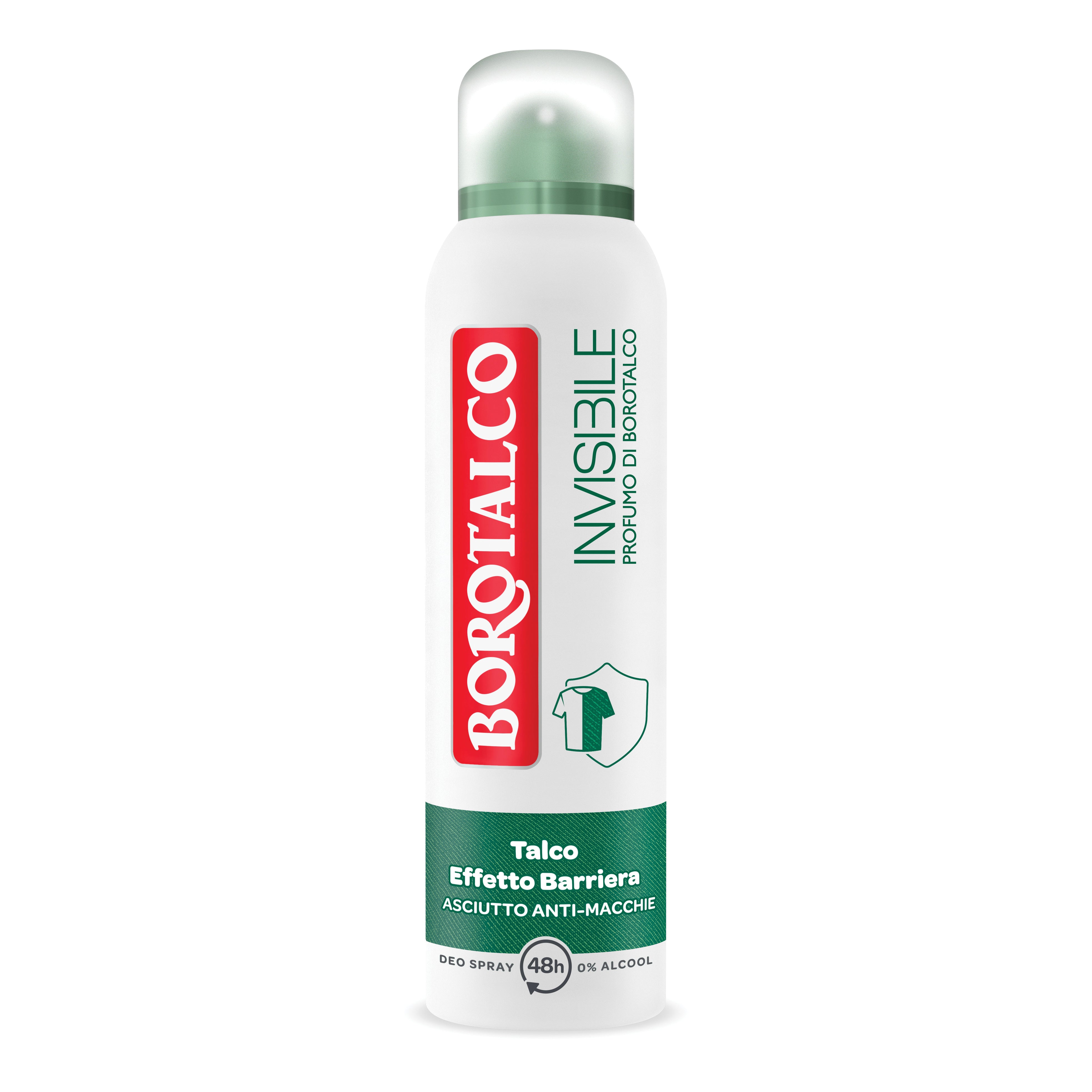 Borotalco Invisibile Anti-Macchie Profumo di 150 ml Deodorante Spray