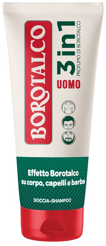 Borotalco Doccia Schiuma Uomo 3 in 1 Originale (200mL) 200 ml Sapone