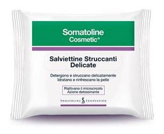 Somatoline Cosmetic Salviettine Struccanti Delicate 20pz