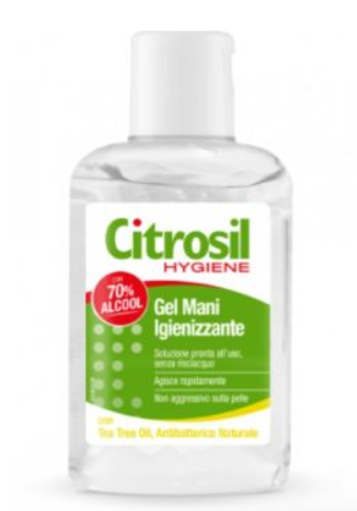 Citrosil gel igienizzante mani
