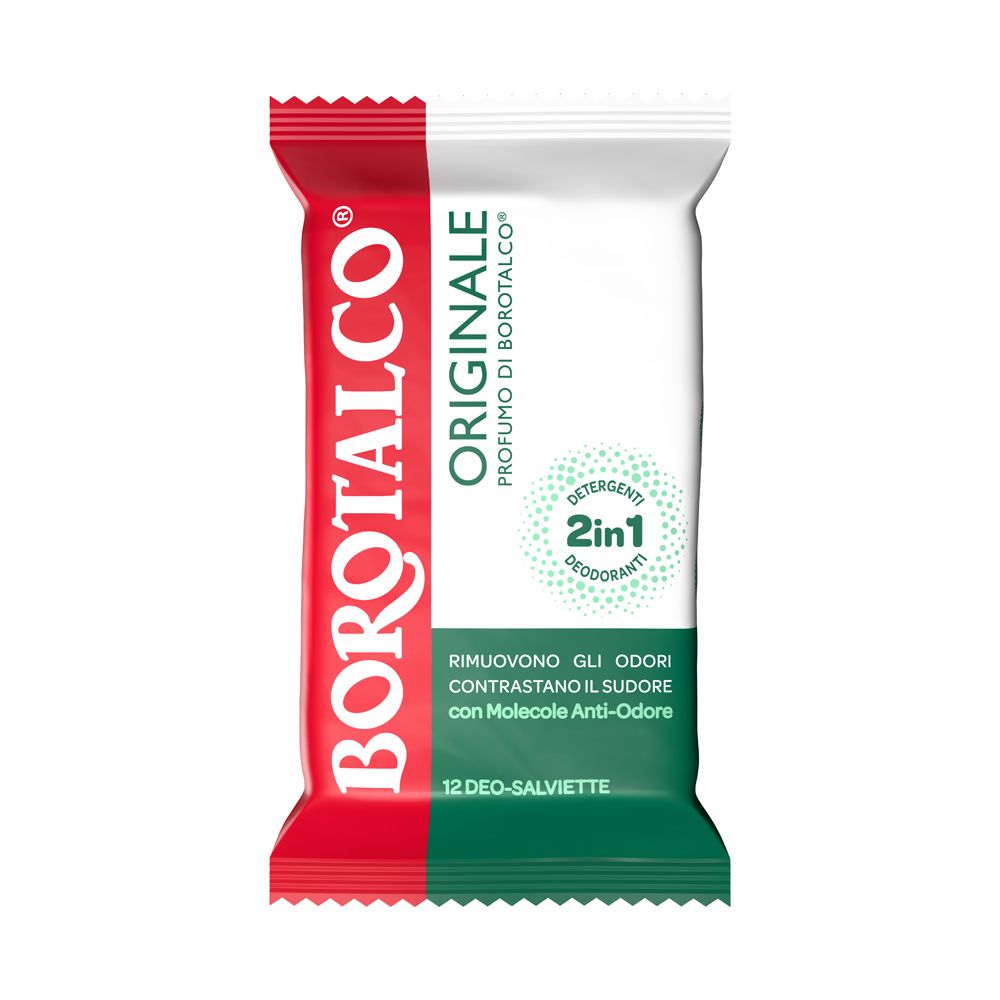 Borotalco® - Deo-Salviette Originale 2in1 detergenti e deodoranti arricchite con molecole anti-odore 10 pz Salviette — confronto prezzi