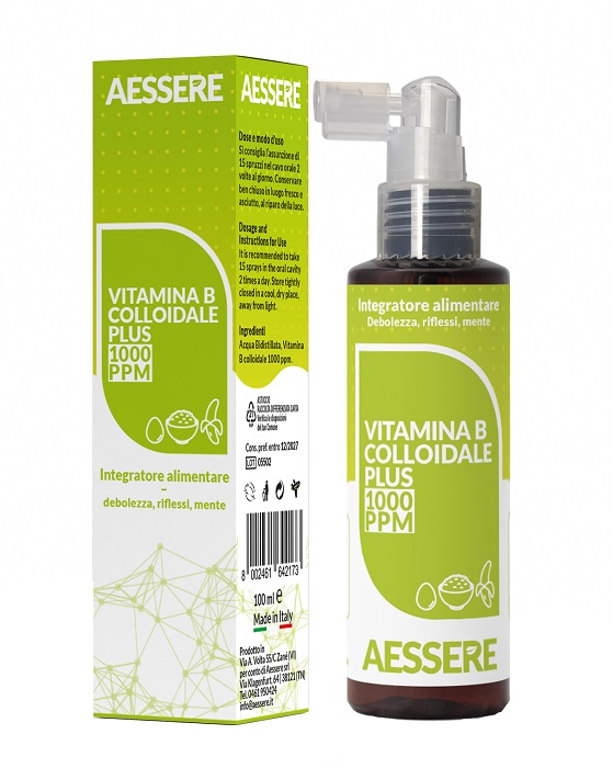 Vitamina b colloidale plus spray 1000ppm 100 ml