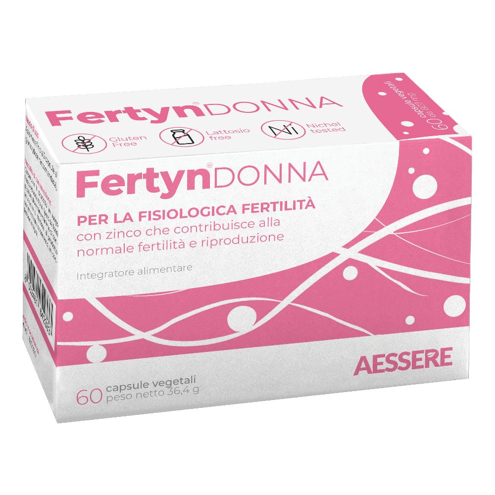 Fertyn donna 60 capsule vegetali senza glutine senza lattosio