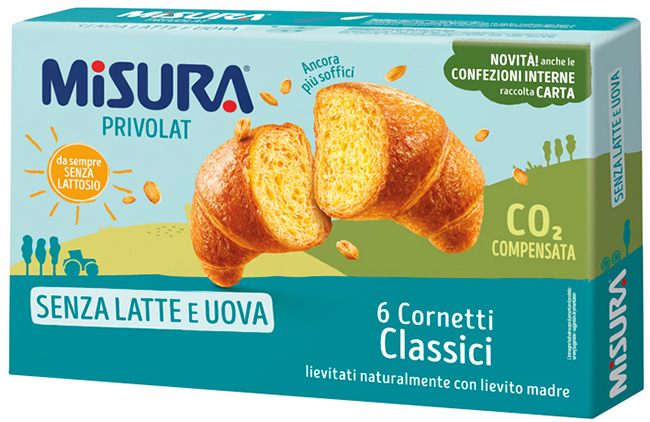 Misura cornetti privolat classico senza olio di palma 240 g — confronto prezzi