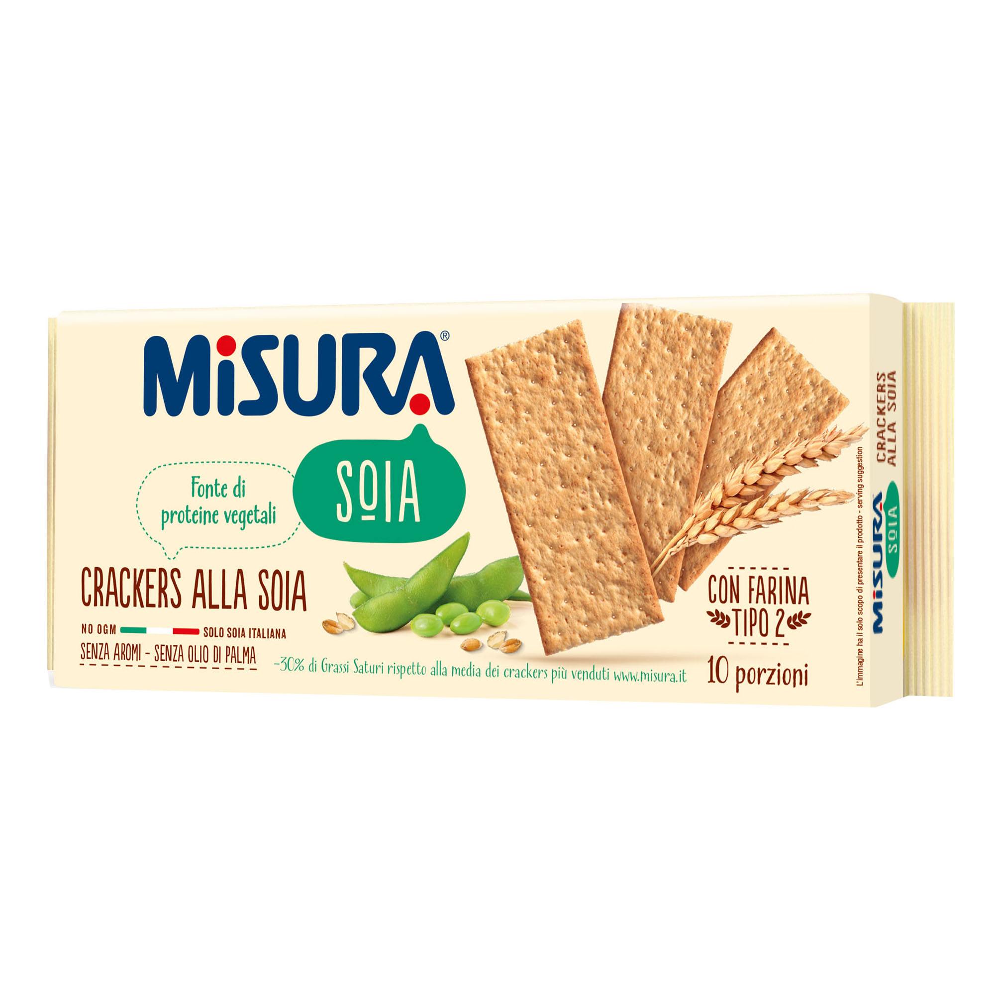 Misura crackers alla soia 10 porzioni — confronto prezzi