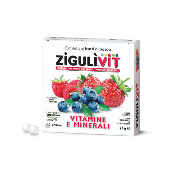 Zigulì Vit Vitamine e Minerali Frutti Di Bosco 40 Palline