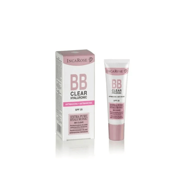 Incarose Bb Clear Hyaluronic Light Crema Viso Antimacchia Spf 25