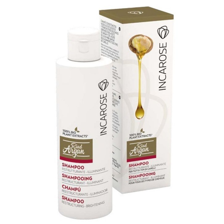 Incarose Riad Argan Shampoo Ristrutturante e Illuminante 200 ml - Incarose — confronto prezzi