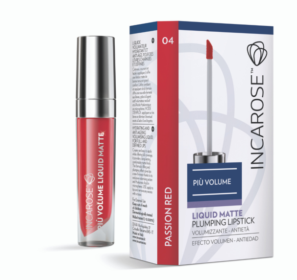 Incarose Piu' Volume Liquid Matte Passion Red 04 4ml — confronto prezzi