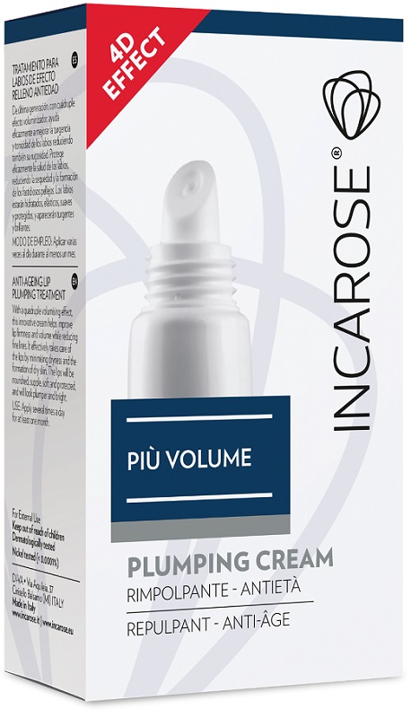 Incarose Più Volume Plumping Crema Rimpolpante Labbra 15ml