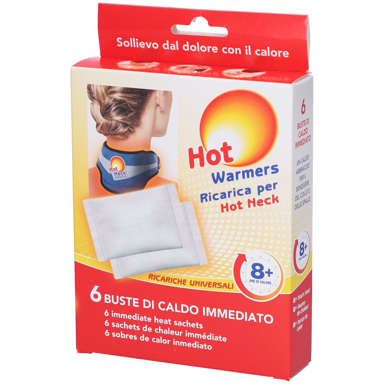 Hot Warmers Neck Buste Caldo Immediato Ricarica 1 pz Bustina