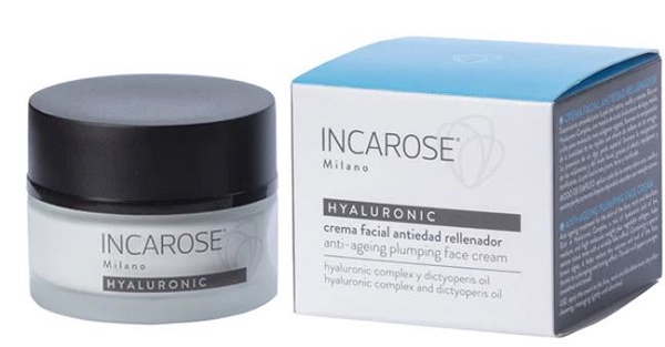 Incarose Hyaluronic Crema Viso Antiage Rimpolpante 50 ml per la pelle