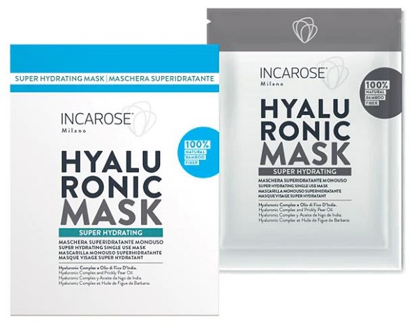 Incarose Hyaluronic Maschera Tessuto Superidratante Monouso 17 ml viso