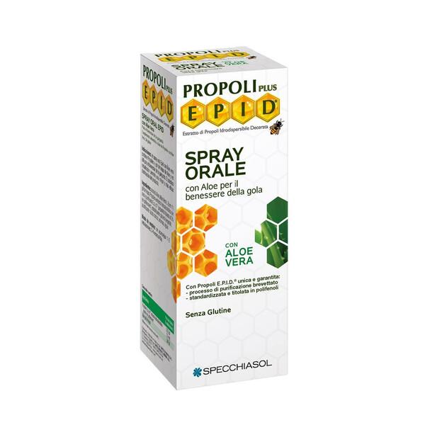 Specchiasol Epid Spray Orale Con Aloe Vera Integratore Per la Gola 15 ml