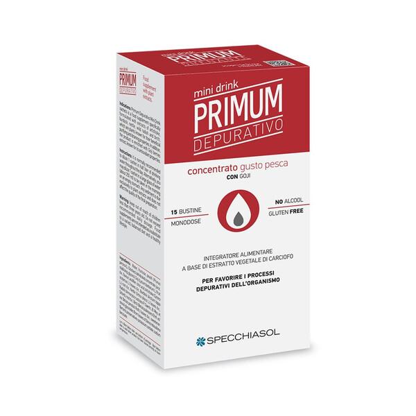 Specchiasol Primum Depurativo Minidrink Pesca 15 Bustine — confronto prezzi