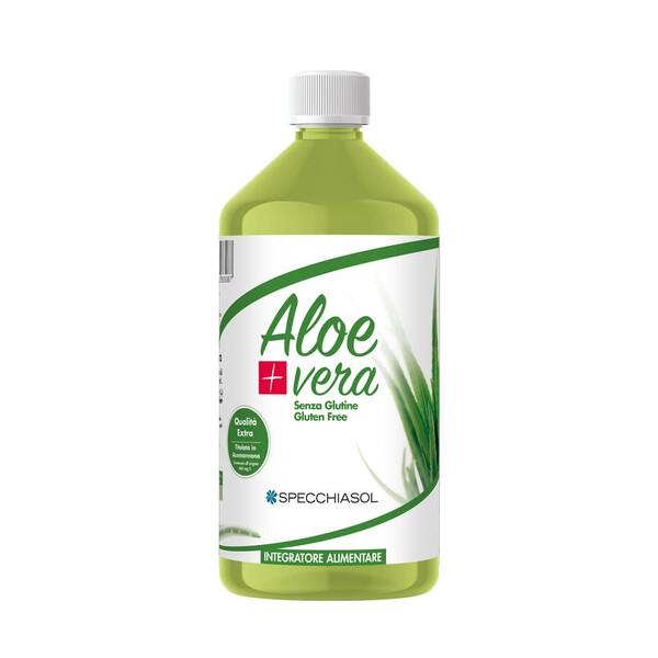 Specchiasol AloeVera+ Succo Puro Integratore Lenitivo Emolliente 1000 ml — confronto prezzi